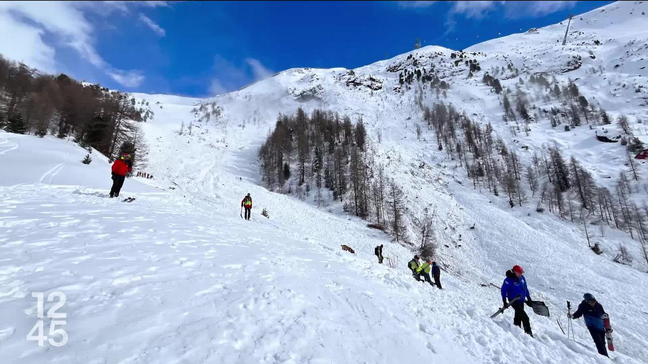 Le dernier bilan de l'avalanche survenue hier après-midi à Zermatt est de trois morts et un blessé.