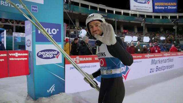 Oberstdorf (GER), manche finale: Killian Peier (SUI) signe une belle 12e place, son meilleur résultat de l'hiver