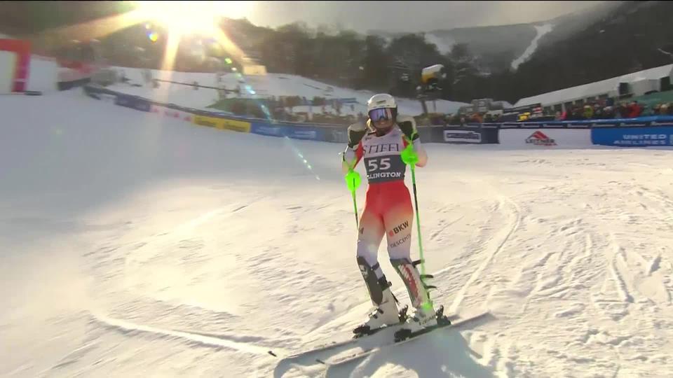 Killington (USA), slalom dames, 2e manche: Aline Höpli (SUI) ne craque pas sur le deuxième tracé