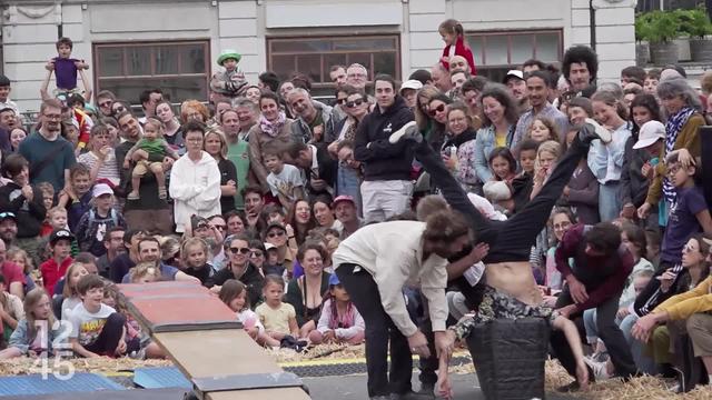 Au cœur de Lausanne, le festival de la Cité fait souffler un vent de révolte joyeuse avec ses spectacles de cirque