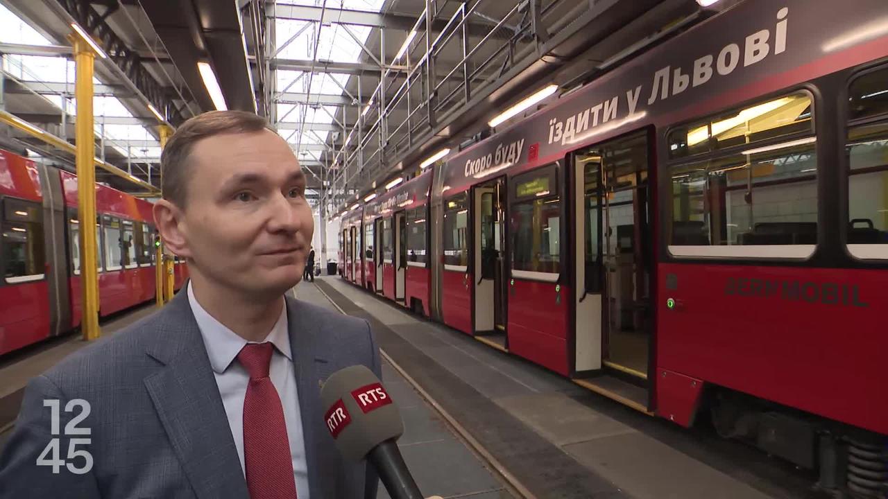 Des trams suisses, qui allaient être retirés du réseau, vont être réutilisés en Ukraine
