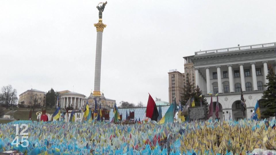 L'Ukraine entre dans une troisième année de guerre. Plusieurs chefs d'Etat ont fait le déplacement de Kiev pour marquer leur soutien à Volodymyr Zelensky