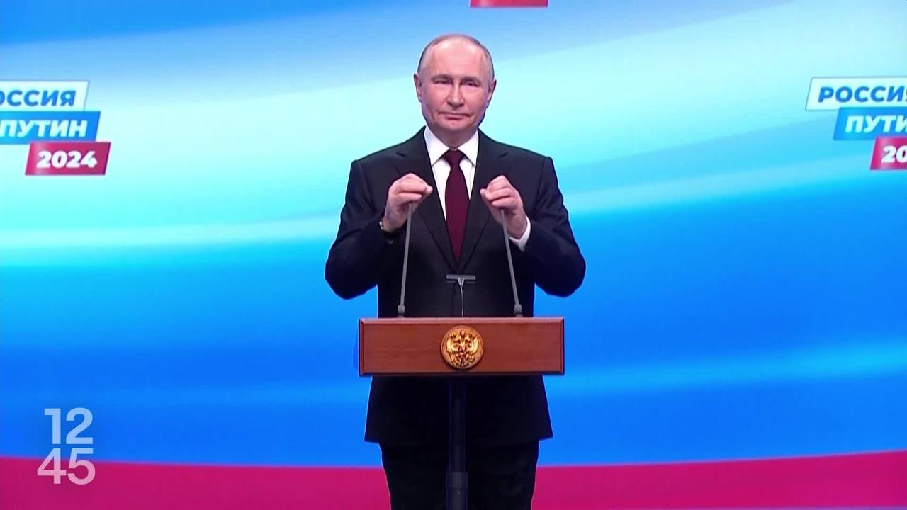 Vladimir Poutine a célébré lundi son écrasante victoire lors des élections présidentielles. Le président russe a mentionné pour la première fois le nom d'Alexeï Navalny
