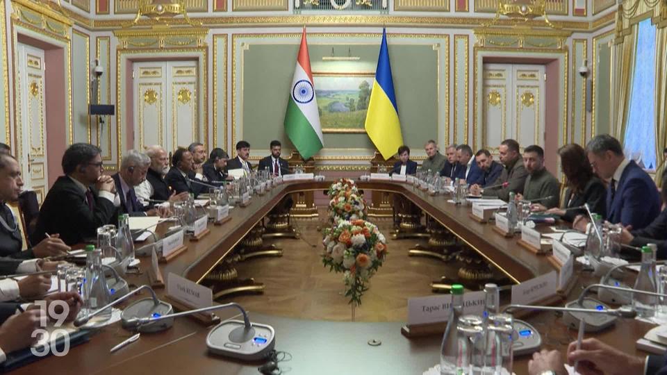 Allié traditionnel de la Russie, le Premier ministre indien Narendra Modi s’est rendu en Ukraine. Une première depuis 30 ans