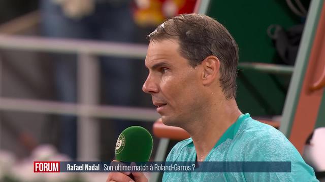 Tennis: Rafael Nadal joue possiblement son dernier match à Roland-Garros