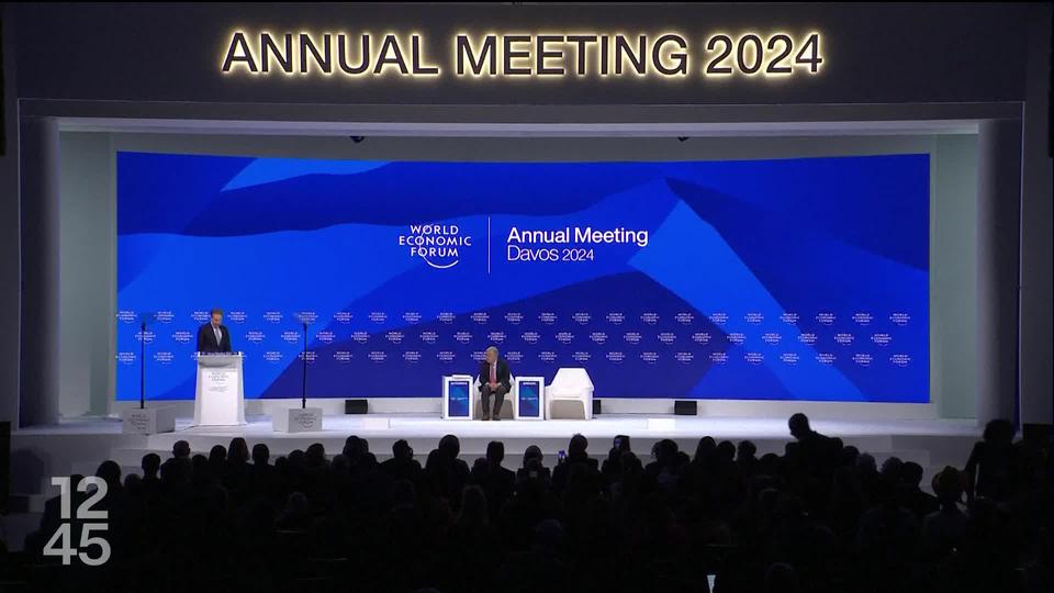 À Davos, l'intelligence artificielle est l'une des grandes thématiques de cette édition 2024 du WEF.