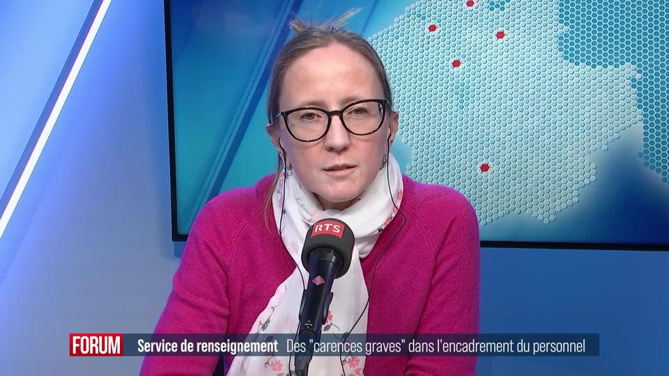 Le SRC doit urgemment améliorer ses méthodes d'encadrement: interview de Prisca Fischer