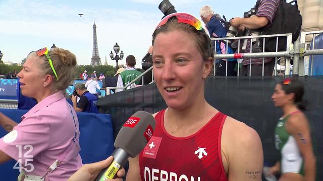 Julie Derron décroche l'argent du triathlon olympique et offre une 2ème médaille à la Suisse