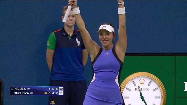 1-2 finale, J. Pegula (USA) - K. Muchová (CZE) (1-6, 6-4, 6-2): l'Américaine disputera sa première en Grand Chelem