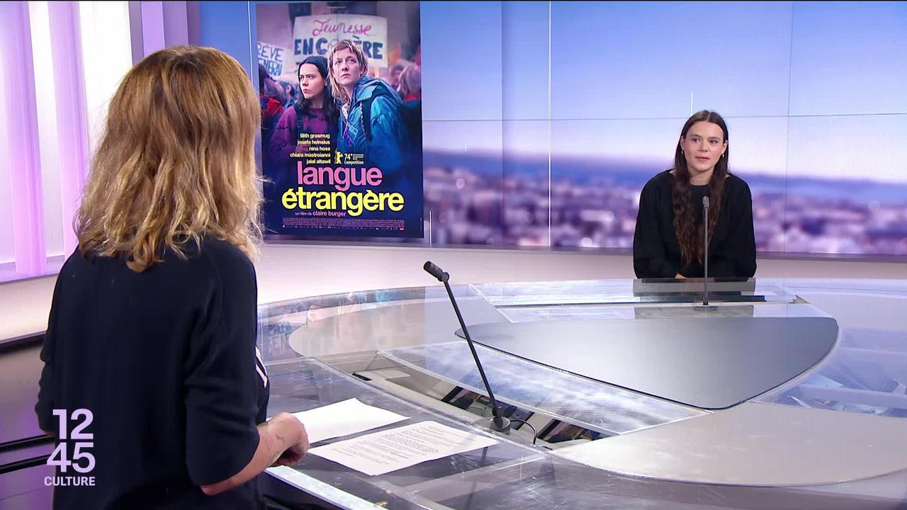 L’actrice française Lilith Grasmug est l’invitée du 12h45. Elle est à l’affiche du film "Langue Etrangère" réalisé par Claire Burger