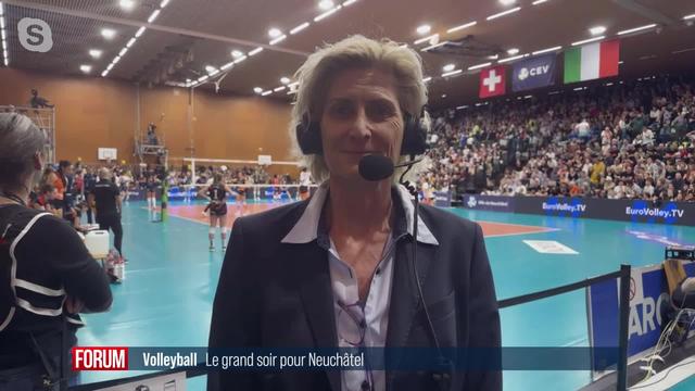 Finale féminine de Coupe d'Europe à Neuchâtel: interview d'Anne-Sylvie Monnet