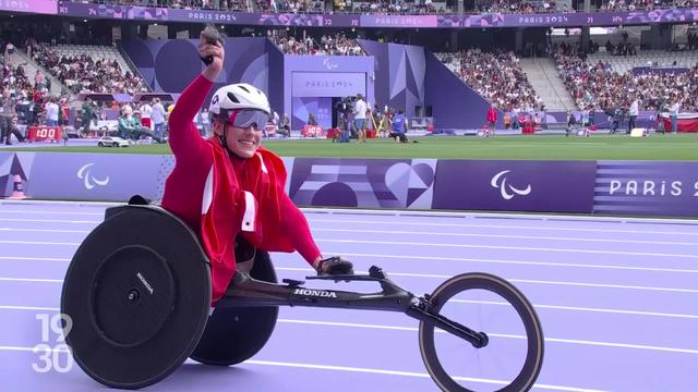 Catherine Debrunner offre sa première médaille d’or à la Suisse aux Jeux paralympiques de Paris