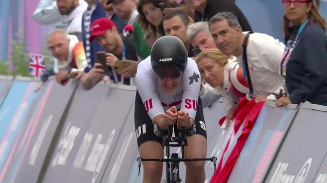 Cyclisme sur route - Contre-la-montre (14,2 km)-Dames, catégorie C4 : Franziska Matile-Dörig (SUI) remporte la médaille de bronze, 10ème médaille pour Swiss Paralympic