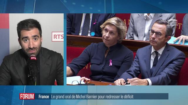 Le Premier ministre français Michel Barnier s’engage à réduire le déficit dans son discours de politique générale