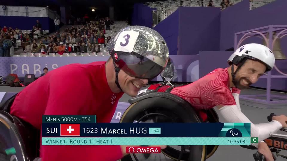 Paralympiques, athlétisme, séries 5000m messieurs: Marcel Hug (SUI) se qualifie facilement pour la finale en terminant premier de sa série