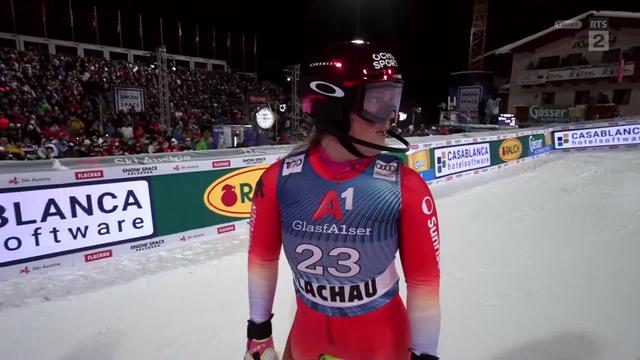 Flachau (AUT), slalom dames: Mélanie Meillard (SUI)