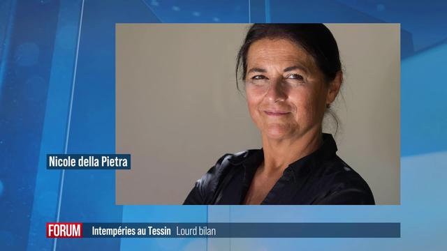 Le canton du Tessin accuse un lourd bilan après le passage des intempéries