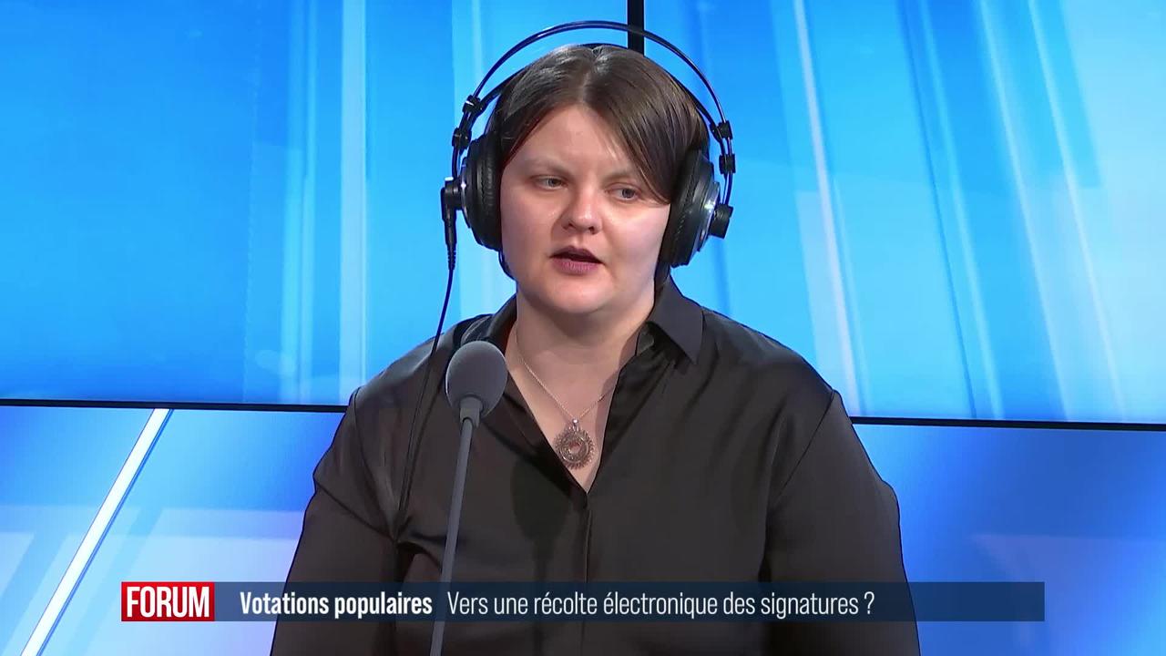 Le Conseil fédéral est ouvert à la récolte de signatures électroniques: interview d’Olga Baranova (vidéo)