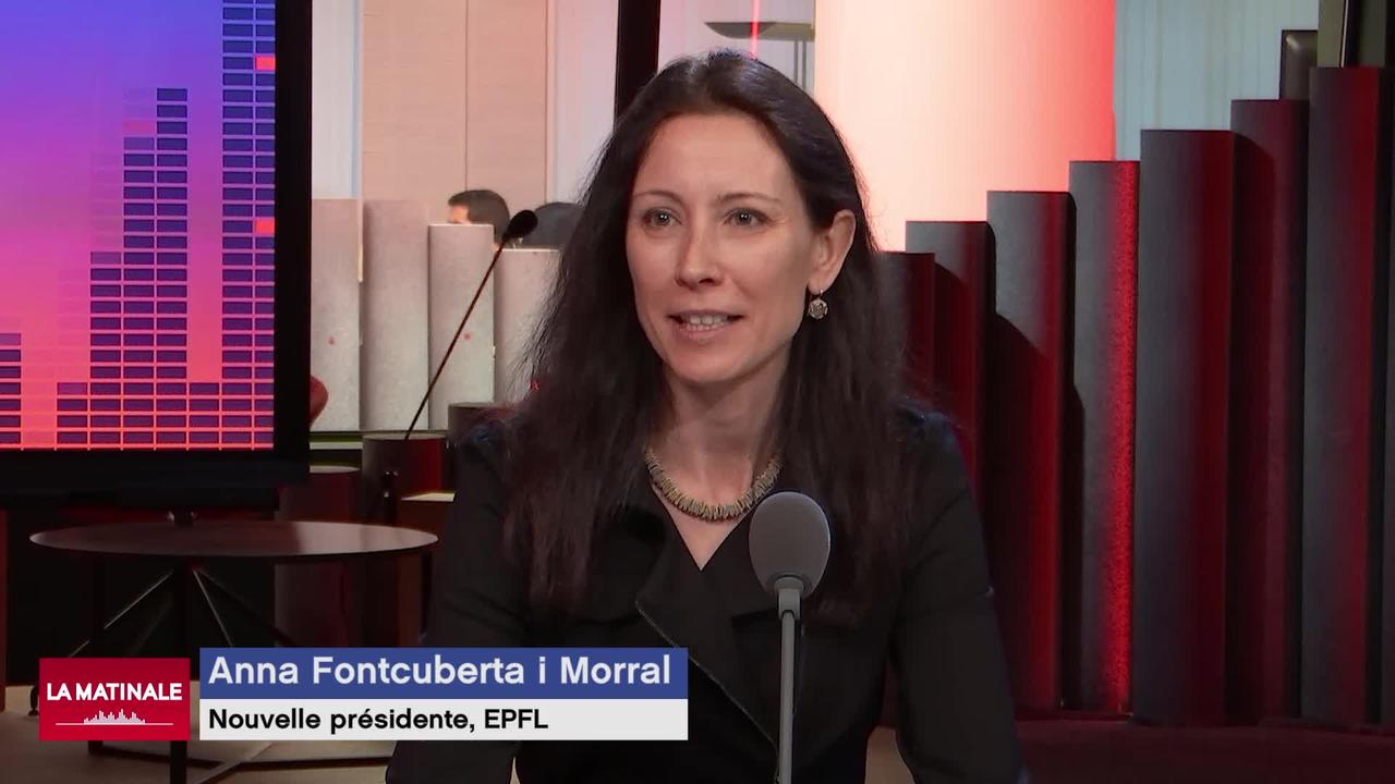 L'invitée de La Matinale (vidéo) - Anna Fontcuberta i Morral, nouvelle présidente de l'EPFL
