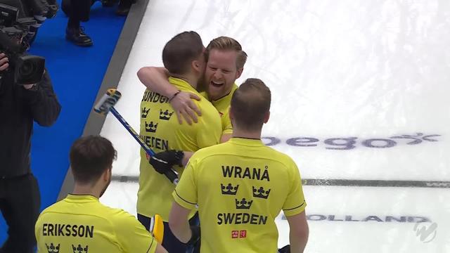 Schaffhouse, finale messieurs, Suède - Canada (6-5): la Suède décroche son 12e titre mondial de son histoire