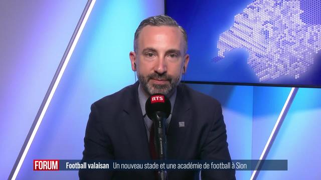 Les autorités valaisanne ont accepté le projet de nouveau stade du FC Sion: interview de Frédéric Favre