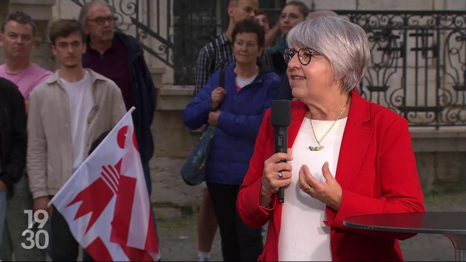 Entretien à Delémont avec la conseillère fédérale jurassienne Elisabeth Baume-Schneider