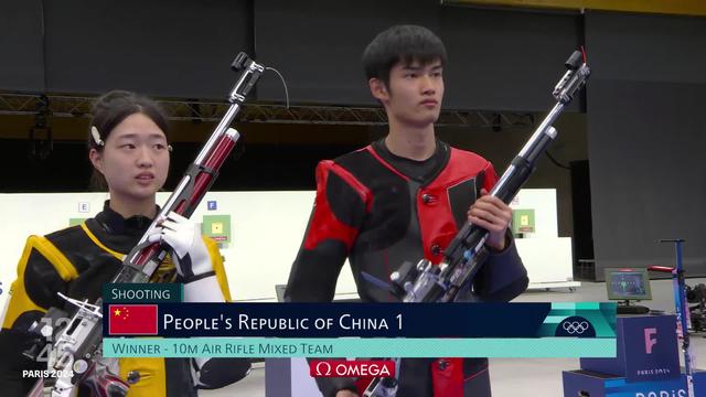 La Chine a remporté deux médailles d'or en tir à la carabine mixte et en plongeon femmes à 3 mètres