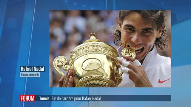 Géant du tennis mondial, Rafael Nadal annonce la fin de sa carrière riche de 22 titres du Grand Chelem (vidéo)