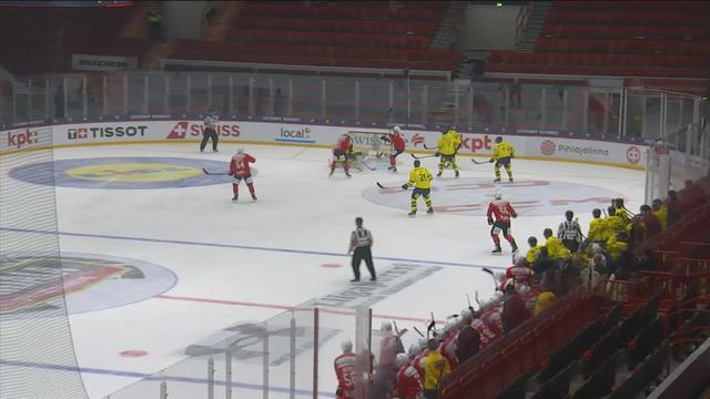 Hockey sur glace, Euro Hockey Tour, Helsinki (FIN): la Suisse s'impose 4-3 après les tirs au but contre la Suède