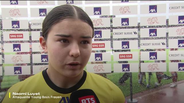 Finale, Young Boys Frauen – Servette Chênois (2-3): Naomi Luyet partage sa déception