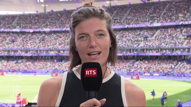 Entretien avec Léa Sprunger, consultante athlétisme de la RTS, qui fait le point sur les courses à venir des Suisses aux Jeux olympiques de Paris