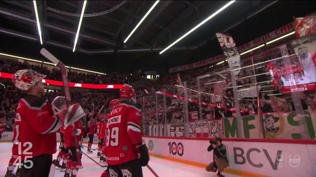 Hockey sur glace: le Lausanne HC égalise dans la série face à Zurich, à l'occasion de son premier match de finale à domicile