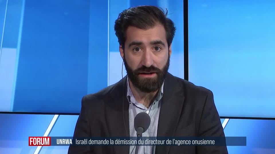 Israël demande la démission du directeur de l’UNRWA accusé de "collaborer avec le Hamas" (vidéo)