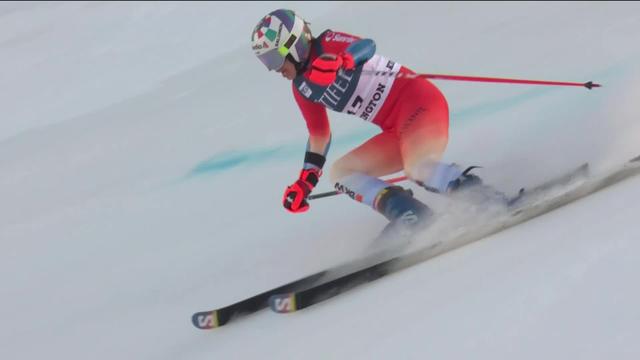 Killington (USA), slalom géant dames, 2e manche: Michelle Gisin (SUI) n'arrive pas à faire la différence avec 1.30 seconde de trop