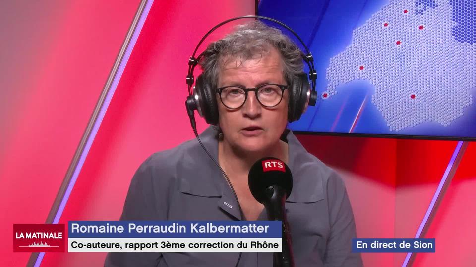 Un nouveau rapport soutient la version initiale de la 3e correction du Rhône: interview de Romaine Perraudin Kalbermatter (vidéo)