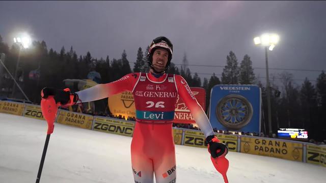 Levi (FIN), slalom messieurs, 2e manche: Ramon Zenhäusern (SUI) ne trouve pas la solution sur le second tracé