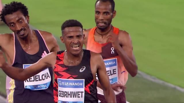 Rome (ITA), 5000m messieurs: Dominic Lobalu (SUI) termine 8e en 12'54''12----Rome (ITA), 5000m messieurs: Dominic Lobalu (SUI) termine 8e en 12'54''12