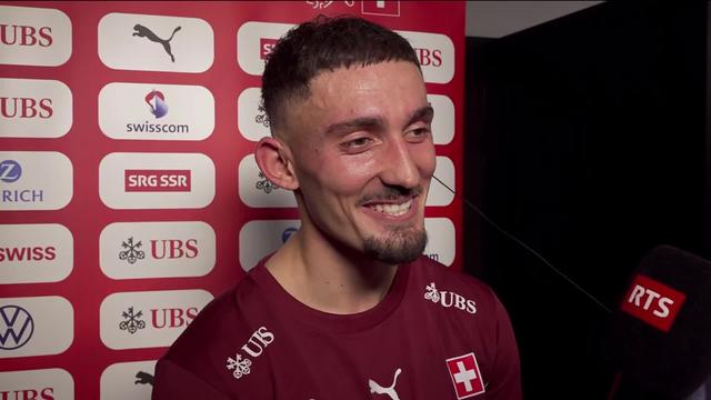 Gr.4, Espagne - Suisse (3-2): le deuxième buteur Andi Zeqiri à l'interview