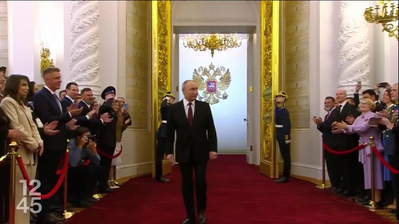 Vladimir Poutine officiellement investi président pour un cinquième mandat à la tête de la Russie.