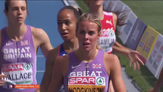 Rome (ITA), 800m, 1-2 dames: pas de finale pour Valentina Rosamilia (SUI) qui termine dernière de sa série