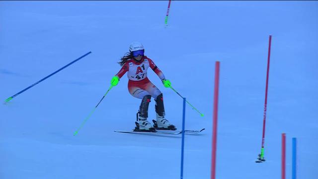 Semmering (AUT), slalom dames, 2e manche: Eliane Christen (SUI), dossard 47, marque les esprits