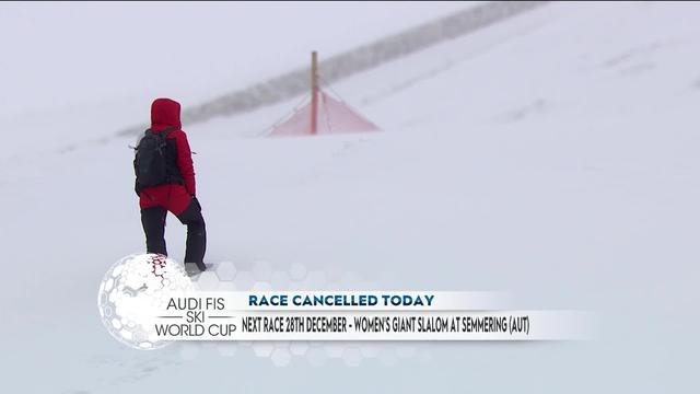 St. Moritz, Super-G dames: la météo a eu raison du Super-G du jour