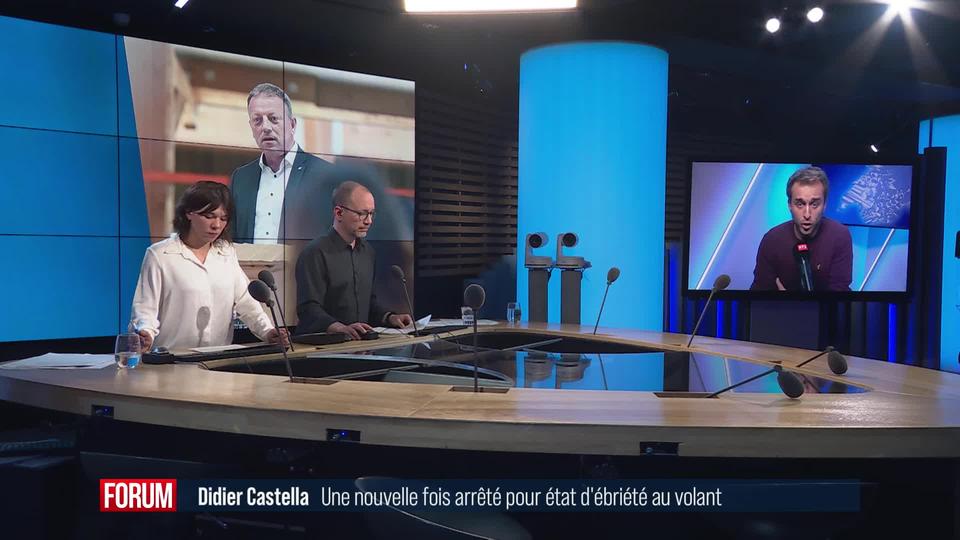 Le conseiller d'Etat fribourgeois Didier Castella une nouvelle fois arrêté en état d'ébriété au volant