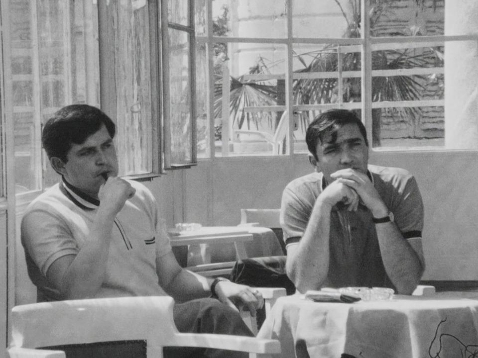 Jean-Louis Roy et Michel Soutter au Festival de Locarno, 1967 [RTS]