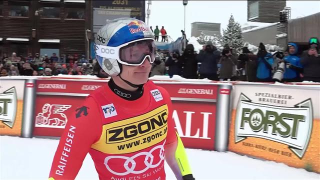 Val Gardena (ITA), Super-G messieurs: Marco Odermatt (SUI) au 2e rang provisoire