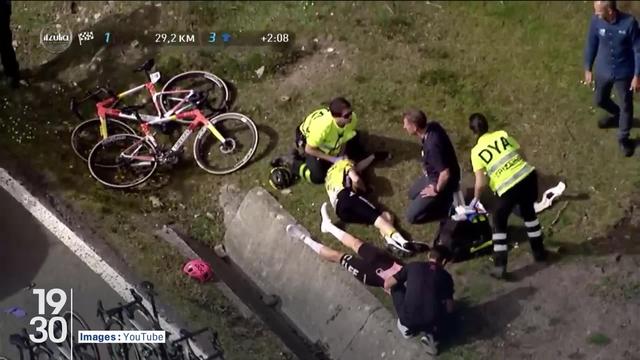 Le débat sur la dangerosité des courses cyclistes a été relancé au lendemain d'une impressionnante chute lors du Tour du Pays basque