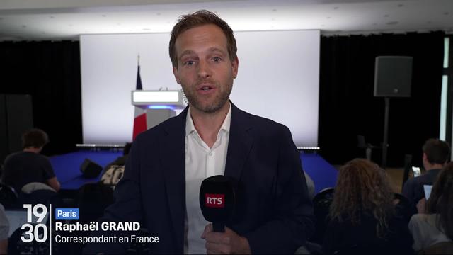 Raphaël Grand, correspondant de la RTS en France, fait le point sur le score du RN quelques minutes avant les résultats du 1er tour des élections législatives