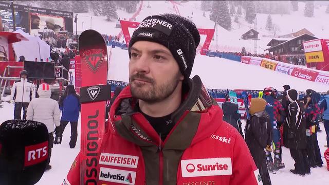 Adelboden (SUI), slalom messieurs 1re manche: l'interview de Loïc Meillard (SUI) qui revient sur son erreur