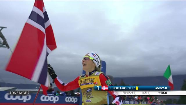 Val di Fiemme (ITA), 10km Mass Start, dames: Therese Johaug (NOR) gagne la dernière étape du Tour de ski