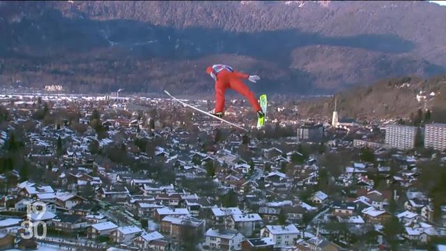 Deschwanden obtient la 2ème place en saut à ski